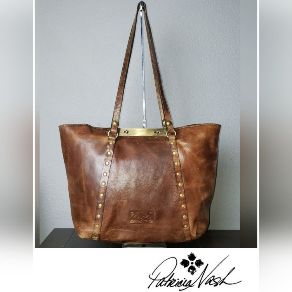 Patricia Nash Benvenuto Distressed Leather Tote